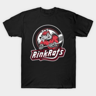 Rink Rats Hockey Logo T-Shirt